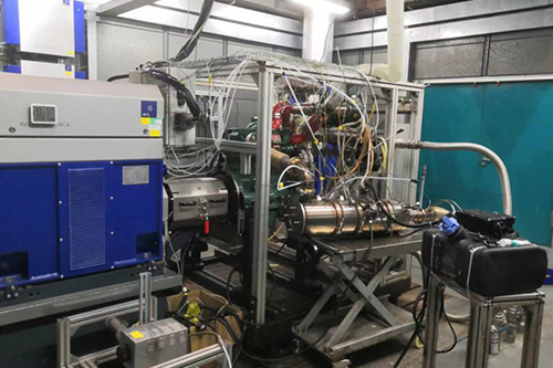 Engine test bench laboratory
